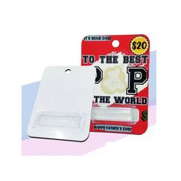 Cartes de voeux sublimation carte d'argent mdf pour la fête des pères cadeau de la fête de la fête des pères Z11 Drop livraison à la maison jardin festive fête su dhv5b