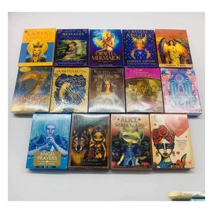 Greeting Cards Wholesale Custom Games Printing Tarot Card Deck High Quality Oracle Playing China Factory Made Drop Delivery Home Gar Dhdpr
