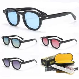 Gregory Peck Johnny Depp Retro Style Style Sunglass Car conduite Lemtosh Lunettes de soleil extérieur Sport Men Femmes Super Light With Box 296D