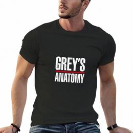 T-shirt gris d'anatomie pour garçons, chemise à imprimé animal, vêtements esthétiques, sublimes fans de sport, t-shirts unis pour hommes i9hA #