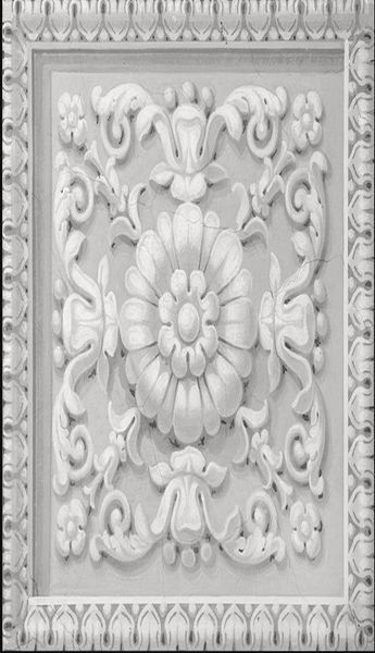 Papier peint classique pour plafonds gris, 3d, motif en relief européen tridimensionnel, sculpture sur pierre, mur de plafond8523074