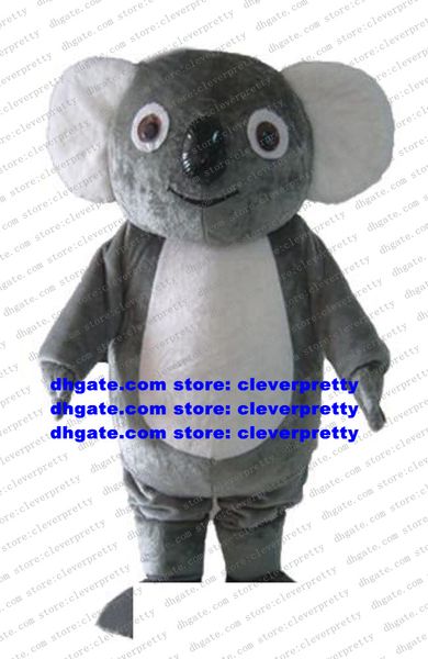 Koala gris ours Coala mascotte Costume adulte personnage de dessin animé tenue Costume société célébration Marketplstar Marketplgenius zx207