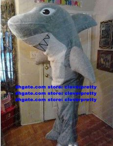 Costume de mascotte de requin gris, épaulard Grampus, tenue de personnage de dessin animé pour adulte, Costumes de spectacle à garder comme Souvenir zx81