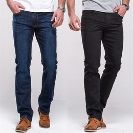 Grg heren jeans klassiek rechte rek spijkerbroeken casual blauwe zwarte broek stretch lange broek3117