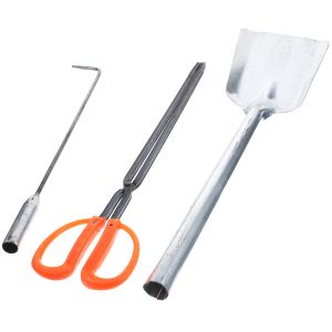 Grill Tools open haard gereedschap Set Fire Hook Shovel Fire-Poker Campfire Leveringen Barbecue Tool Outdoor binnenschoorsteen Vuur