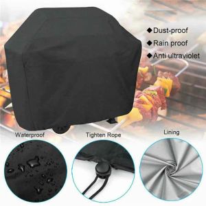 Grilles BBQ Grill Barbeque Couverture Antidust Antidust imperméable Weber High Duty Charbroil BBQ COUVERT