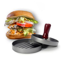 Grilles Hamburger Press, Pres de hamburgers antiadhésif, moule à hamburger parfait idéal pour le barbecue, accessoires de grillades essentielles essentielles