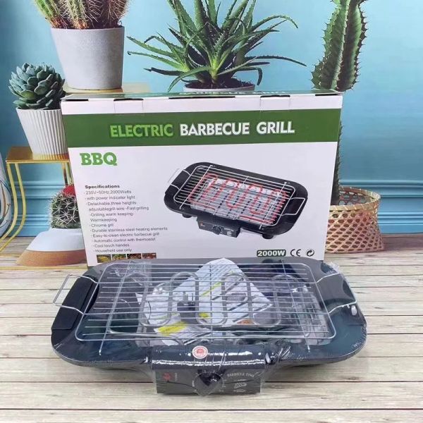 Grills de cuisson électrique domestique, sans fumée, antiadhésif, barbecue multifonctionnel, four électrique