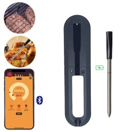 Grilles Kitchen Wireless Meat Food Steak Thermomètre pour four Bbq Smoker Roker Kitcherie Smart Digital Bluetooth BBQ Accessoire