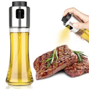 Bouteille de distribution d'huile de grills 180 ml / 6 oz de distributeur d'huile d'olive pour cuisiner fryer fryer BBQ Gilling Baking Kitchen Gadget