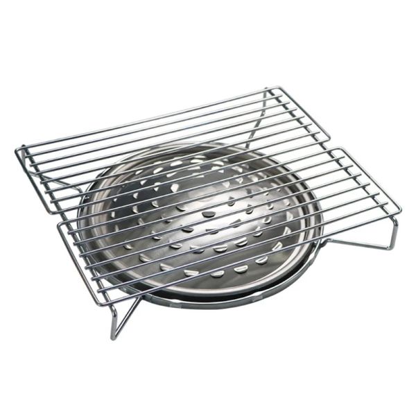 Grilles portables en plein air mini barbecue BBQ Rack Family Party Home Garden Ménage en acier inoxydable Cuisine Barbecue Gas Pébe