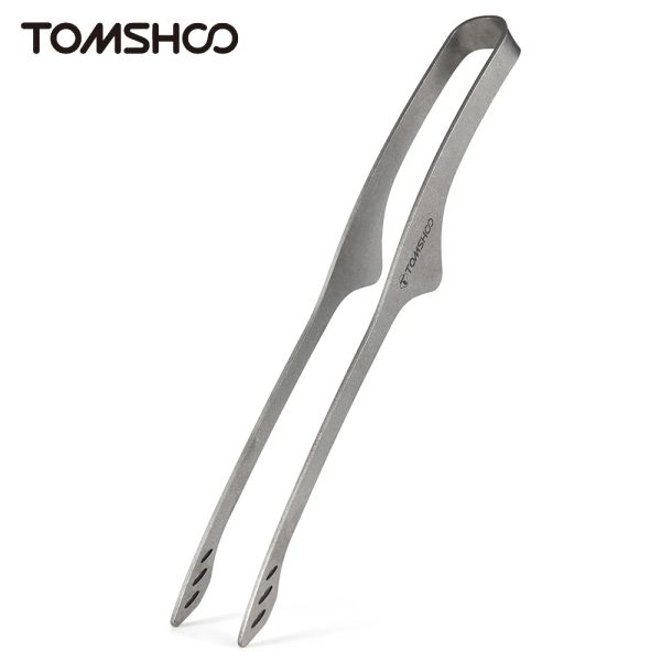 Grilles Tomshoo 9,2 pouces Titanium léger Titanium Tongs BBQ Grill Tongs