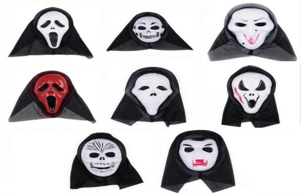 Masque Grimace pour fête d'halloween, masque hurlant d'horreur, masque facial effrayant pour fête d'halloween, accessoires de cosplay 3962497