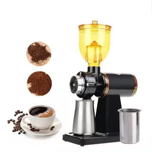 Grinders 220V/110V elektrische koffiemolen roestvrij staal 3cr13 mes Koffieboonmolen automatisch afneembaar 10 Bestandsonderzoeksmolen