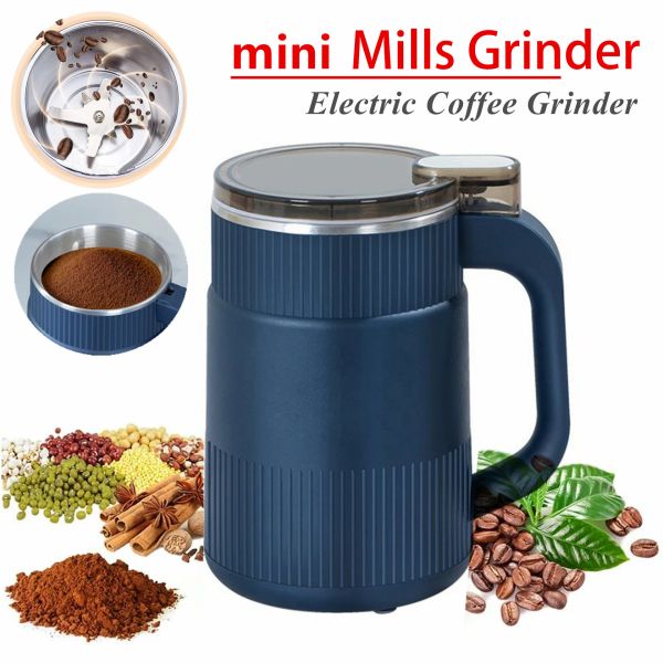 Molinillos Molinillos de café Molinos Molinillo Hogar Pequeña máquina de polvo Molinillo ultrafino Triturador de granos eléctricos Herramientas de cocina