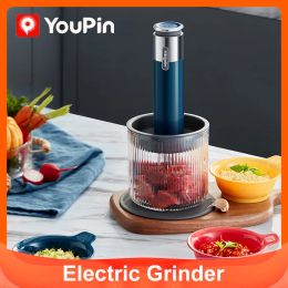 Donlim Mini hachoir électrique viande hachoir à légumes pour cuisine broyeur sans fil bébé robot culinaire mélangeur hachoir appareil ménager