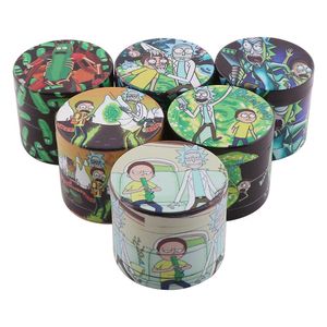 Grinders Herb Shredders Cartoon Fashion Sharp et Snappy Large taille 50 mm Rick et Morty Fast Shipping