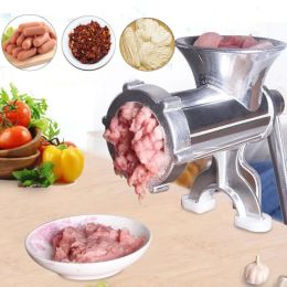 Grinders Household Manual Meat Grinder Sausage Maker Légumes Fruit Choppeur Pommes de terre Slicer Mansageur d'alimentation Manuel Accessoires de cuisine