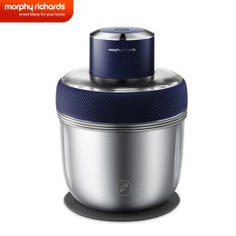 Molinillos Morphy Richards Home Picadora de carne Picadora eléctrica Procesador de alimentos de acero inoxidable de gran capacidad Licuadora de alta calidad de tres tazones