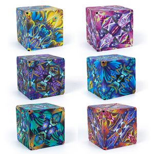 Machine de broyage 60 mm en plastique Metal Cube Grinder à six faces d'impression de couleur portable