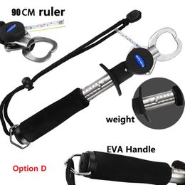 Gripper Fish Lip W/Scales Professional Holder Stainless Steel Fishing Lipping GrabberPound FishLip Grip Tool Weight Scale