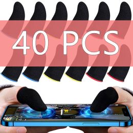 Grepen 20 stcs 40 stcs vingertips voor game pubg mobiele anti slip vingerhandschoen game controller vingerhuls voor touchscreen mobiel gaming