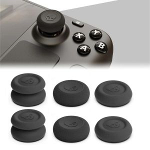 Grepen 6pcs duim stick grip dop deksel voor stoomdek FPS/TPS kip eten artefact siliconen niet -slip thumbstick case accessoires