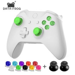 GRIPS Data Frog Remplacement des boutons de clé Abxy pour Xbox One / Xbox One S Controller sans fil Abxy Guide Home Buttton pour Xbox One GamePad