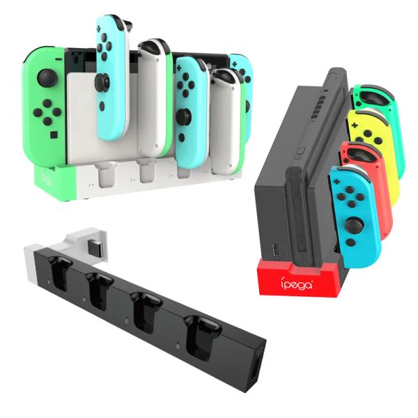 Grips pour Nintendo Switch Joy Con Controller Charger Dock Dock Stand Station STATER STOLD NS JOYCON Game Support Dock pour la charge