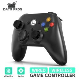 Grips Contrôleur sans fil / câble pour le contrôleur de jeu Xbox 360 avec DualVibration Turbo compatible avec la fenêtre Xbox 360/360 Slim et PC