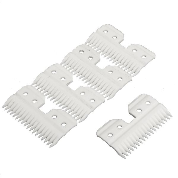 Toilettage 5pcs / lot 18 dents Clipper de compagnie Ceramic Blade Chog Dog Tooming Blade ACCESSOIRES ÉLECTRIQUE pour ANDIS WAHL OSTER A5