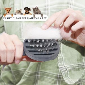 Toilettage chat chien cheveux peigne animaux chien cheveux spécial aiguille peigne chat cheveux nettoyant nettoyage Massage produits de beauté