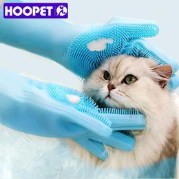 Verzorging Hoopet Pet verzorging Globe Glove Soft Cat Hair Remover Gentle Deshedding Brush Glob Badgereedschap voor katten Dogs Honden Haarverwijderaar Mitt