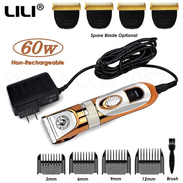 Grooming lili ZP293 Tondeuse pour Animaux de Compagnie Chien Bovins Lapin Rasoir 60W Haute Puissance Chat Cheval toilettage Ciseaux électrique Tondeuse à Cheveux Machine de découpe