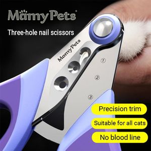 Verzorging MAMY PETS Kat Poreuze Nagelknipper Nagelbenodigdheden voor professionals Klauwslijper Voor Honden Ronde Gat Kat Cutter Verzorging