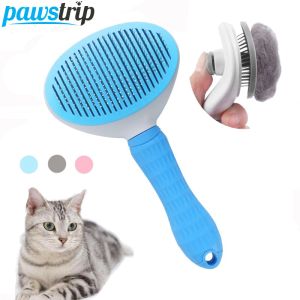 Toilettage pour animaux de compagnie Brosse de poils de chat Chat peigne pour animaux de compagnie Brosse de refus pour chiens chats chiot chaton outils de toilettage accessoires de chiens