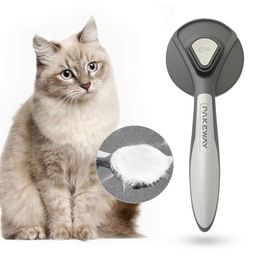 Verzorging PET Zelfreiniging Slikker Borstelgereedschap Cat Verzuilend kam voor honden Katten Haarverwijdering Afschilderen Massage Gatos Accessoires Supplies