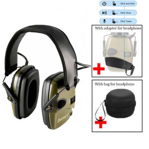 Grooming Sets Earmuffs Active Headphones for Shooting Electronic Hearing protection Ear protect Noise Reduction active hunting headphone 230825