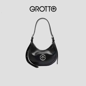 Grotto Happy New Moon Bag Series Bigpeace Série personnalisée Spicy Girl Sac Crescent Fashion Polyle