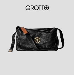 Grot Persoonlijke muziek Geservelloze zwarte stenen tas kleine vouw premium feel grote capaciteit een schouder crossbody allemaal match