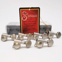 Grover Tuning Pegs Silver Scrub Guitare Tuning Peg Mécaniques Mécaniques