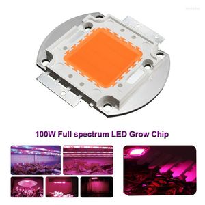 Grow Lights 100W Full Spectrum LED COB Chip Light Plant Growing Lamp Bulb 380-840NM 1pcs