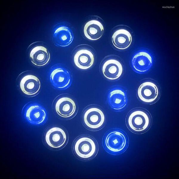 Grow Lights 10pcs / lot LED Acuario Lámpara 38 54w 18 3w 27 Coral Reef Light Tanque de peces de alta potencia