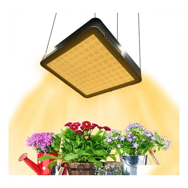 Grow Lights 1200W Fl Spectrum Light Kits Led Planta con flores y sistema hidropónico Lámparas Drop Delivery Iluminación Interior Otuzr