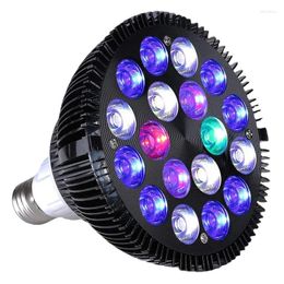 Kweeklampen 18W 36W 54W 450 Nm LED -licht Hoogwaardige E27 Socket Aquarium Hydroponic System PLANTEN INDOOR LICHTING LIMB