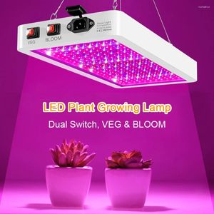 Luces de cultivo 2000W LED LED para plantas de interior Vegestador completo y floración División Dual IP65 Lámparas de cultivo de colgantes impermeables