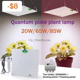 Kweeklampen 20W 65W 85W LED Plant Grow Light Volledig spectrum Quantum Board 85-277V Voor kamerplanten Zaailingen Veg-bloemplanten YQ230927