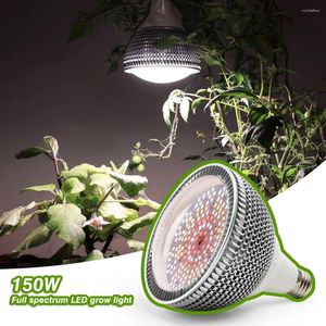 Kweeklichten 2 stks LED -licht 150W Volledig spectrum E27 Bollen Lampverlichting voor binnenplanten Zaden Bloemen Gas Tuin Fyto Growbox