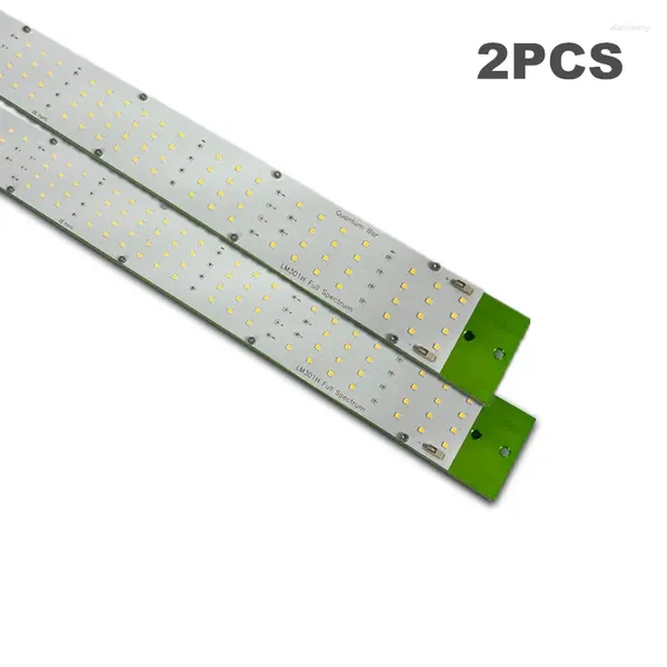 Luces de cultivo 2 unids/paquete 60-70W Barras de luz LED cuánticas Tablero LM301H Tira de 510 mm con radiador de 560 mm (disipador térmico PCBA)