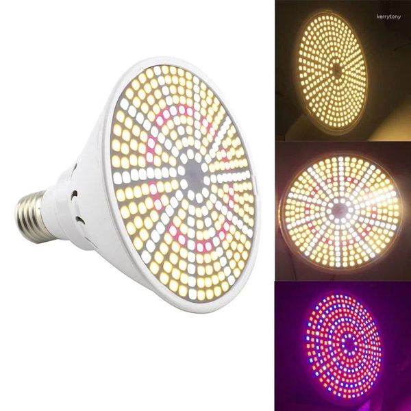 Cultiver des lumières 3type spectre complet 290 LED plante d'intérieur fleur ampoules E27 lampe Veg Cultivo croissance bleu Hydro lumière du soleil Phyto R1